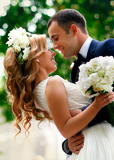 Garden wedding venue
